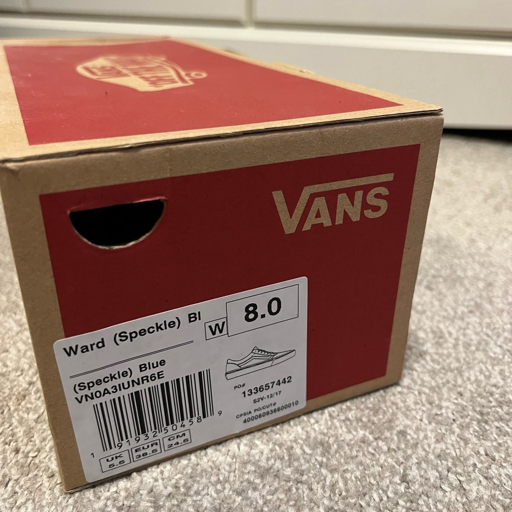VANS ~WARD~ SPECKLED BLUE SNEAKER 💙🩵